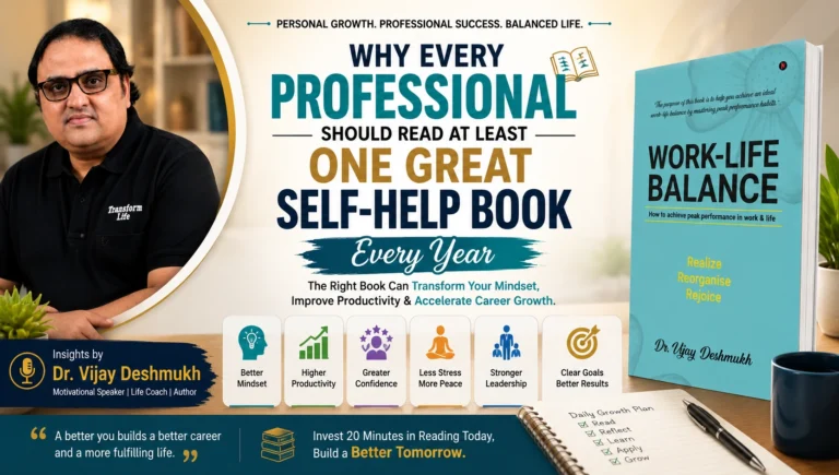 Why Work Life Balance Is One of the Best Self-Help Books for Modern Professionals Work Life Balance : How to Achieve Peak Performance in Work and Life by DR. VIJAY DESHMUKH (Author)